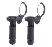 Bicycle Rearview Mirror - Pair of Handlebar Mirrors | Convex Lens 360° Rotatable Folding with Protective Cover for Leisure Adventure Travel