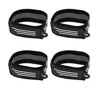 Bicycle Reflective Ankle Leg Trousers Pant Bands Clips Straps for Jogging, Cycling, Single Row Pulley, Climbing, Camping 4 Pairs Bicycle Ankle Leg Strap,Cycling Bike Pants Band Leg Clip Wrap