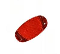 Bicycle Reflectors 4 Pack High Visibility Spoke Reflectors for Night Riding - Hexagonal Pattern Plastic Wheel Safety Lights for Mountain Road Kids Bikes 7x3.5cm(Red)