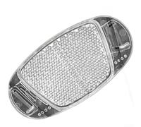 Bicycle Reflectors 4 Pack High Visibility Spoke Reflectors for Night Riding - Hexagonal Pattern Plastic Wheel Safety Lights for Mountain Road Kids Bikes 7x3.5cm(White)