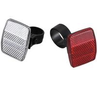 Bicycle Reflectors Bicycle Cycling Light Reflector Rear Front For Handlebars Saddle Bar 30.4mm 2 pieces