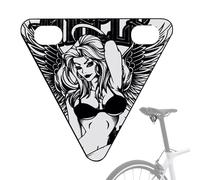 Bicycle Reflectors | Road Biking Safety Sign,Decorative Visibility Enhancer Triangle Plate for Touring Race Urban Cycling Commuting Mountain Biking Night Riding