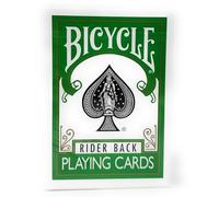 Bicycle Rider Back Green Playing Cards