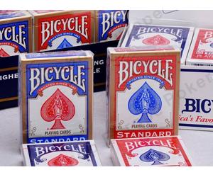 BICYCLE RIDER BACK PLAYING CARDS x 12 POKER SIZE STANDARD INDEX MAGIC TRICKS