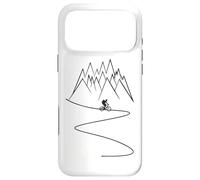 Bicycle rider riding down the mountain and nature Case for iPhone 17 Pro Max