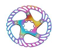 Bicycle Rotor, Colorful Electroplating Modification Disk, Floating Stainless Steel Brake, Iridescent Oil Slick Cycling Component, Workshop Repair Gear, Silver 180ml Size Maintenance Solution