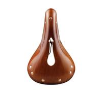 bicycle saddle Bike Saddle | Cut-Out Leather Retro Vintage Cowhide Old Style Hollow Bicycle For Man Wome Cycling In The City
