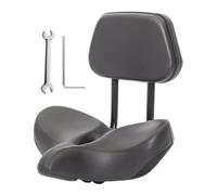 Bicycle Saddle - Bike Seat with Backrest, Bicycle Saddle Replacement | Tricycle Seat Cushion for Riders of All Heights a Large Knob at the Base Easily Adjust Height