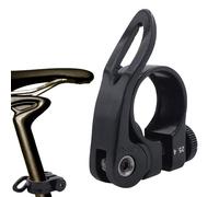 Bicycle Saddle Clamp - Aluminium 25.4mm Height 15mm | Quick Release Rod Clamp Secure Lightweight Attachment | Bicycle Replacement Part For Bicycle