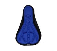 Bicycle Saddle Cover, 3D Gel Silicone Pad For Soft Comfort, Shock Absorbing Cushion For Cycling, Mountain Bike Seat Protector Accessory, Shock-Absorbing Cushion(Blue)