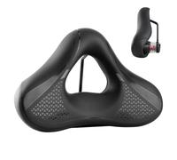 Bicycle Saddle Cushion - Comfortable Non-Slip Wide Hollow-out Saddle Cushion for Cycling - for Urban Mountain Bike Road City Travel Tourism Hiking Long Distance Women and Men
