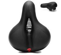 Bicycle Saddle for Koga Signature WorldTraveller-S, Anti-Shock Comfort Seat Bike Seat, Bicycle Seat Cushion Breathable Padded Bike Seat Accessory Replacement Universal,A Red