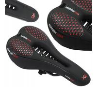 Bicycle Saddle for Mountain or Road | Ergonomic, Comfortable and Breathable - Padded with Gel | High Performance MTB or Road Bike Seat - 28 x 13 cm
