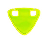 Bicycle saddle reflector, night-time signal tail light. High-visibility under-saddle reflector, compatible with saddle rails.