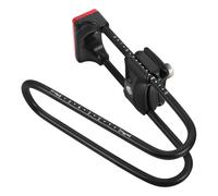 Bicycle Saddle Shock Absorber Adjustable Support for Cycling | Aluminium Alloy Build, Black Finish, Stable Cushion Fixation, Comfort Bow Design for Trail and Daily Use