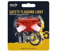 Bicycle Safety Red Plastic Flashing Light, 1 Piece - Lightweight, Battery Operated, Ideal for Bikes, Scooters, Prams, Bags, & More
