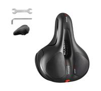 Bicycle Seat for Cannondale SystemSix Hi-MOD 2019-2026, Shock-absorbing Saddle, Soft Riding Saddle Pad, Breathable and Spacious Seat with Rain Cover,Red