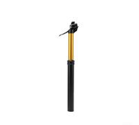 Bicycle Seat Post 30.9mm Adjustable Height Dropper Tube Oil-Gas System for Road & Downhill Bikes 125mm(Gold pipe 31.6mm x 125mm)