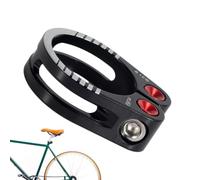 Bicycle Seat Post Clamps, Bicycle Seat Post Clamp Comfortable Safe Bike | Anti Quick Release Adjustable Lightweight Aluminum Alloy Safe for Mountain City Folding Electric Bikes