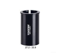 Bicycle Seat Post Shim Reducer Sleeve Adapter, Aluminum Alloy Tube Converter for Diameter Adjustment 22.2/25.4/27.2/28.6/30.4/30.8/31.6/33.9/34.9 mm, Lightweight Desig(27.2 to 33.9)