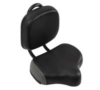 Bicycle Seat, Tricycle Saddle with Adjustable Soft Back Rest PU Cushion, Ergonomic Design, for Electric Bike, Tricycle, and Big Bikes