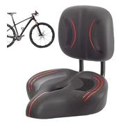 Bicycle Seat With Backrest - Sìègè Dè Dè Véélò | Şièigrape D´e éło, Extra Wide Saddle With Back For Electric Vehicle, Battery Car And Bike | Comfortable Replacement For Long Support