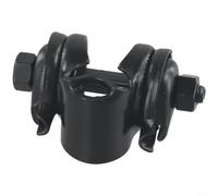 Bicycle Seatpost Clamp 22.2mm, Steel Saddle Fixing Clip for Twin Rail Seats, Adjustable Angle Seat Post Binder Bolt for Road MTB Cycles Repair Replacement - Black