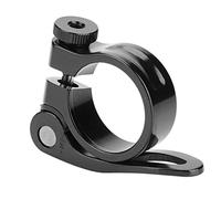 Bicycle Seatpost Clamp, Durable Adjustable Quick Release Aluminum Alloy 31.8mm Clamp for Road Mountain Biking Fitness Commuting