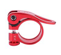 Bicycle Seatpost Clamp, Quick Release Aluminum Alloy 31.8mm for Road and Mountain Bikes, Durable and Lightweight for Commuting, Cycling, and Long Rides