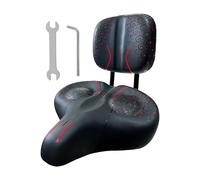 Bicycle seats for more comfort, bicycle chair seat, sill comfortable seat - PU leather seat, wide bicycle seat with rear support for scooters e designed seat that provides a comfortable lumbar