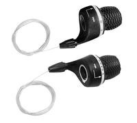 Bicycle Shifter, Twist Shifter Lever, Gear Grip, 3x6 Speed Shift Mountain Bike Folding Gear Grip, Road Biking Motorcycle Dirtbike Riding, Brake Replacement, Components for ATV