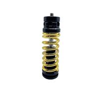Bicycle Shock Absorber For Bike Front Shocks Adjustable Damping Shock Absorber Spring Titanium Alloy Axis(Gold)