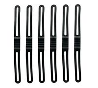 Bicycle Silicone Strap Bike Torch Band Cycling Handlebar Holder Fixed Straps for Lights 6PCS flashlight mount band silicone bike straps handlebar strap bicycle mounting