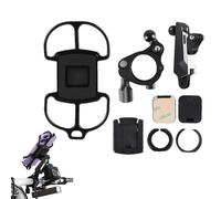 Bicycle Smartphone Holder, Universally Adjustable Shock-Absorbing Holder, Mountain Bike Smartphone Holder, for Driving, Travel, Navigation, GPS Display, Video Recording, Live Streaming and