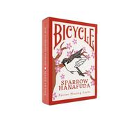 Bicycle Sparrow Hanafuda Fusion Edition Playing Cards - Japanese-Inspired Poker Deck with Traditional Motifs | Play Poker, Rummy, Hanafuda & More | Artistic 52-Card Deck for Collectors