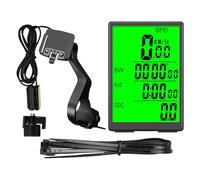 Bicycle Speedometer - 7.8 x 5.1 x 1.8 cm Road Tracker, Wired Bicycle Gauge, Waterproof Mountain Monitor, Accurate Touring Device, Echtzèit Metric Support for Commuters and Outdoor Riders