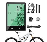 Bicycle Speedometer,Automatic Backlight Digital Speedometer - 2.8inch LCD Display Backlight Wireless Cycling Computers - for Night Riding Handlebar Cyclists Beginners