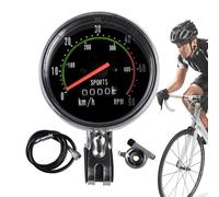 Bicycle Speedometer,Mechanical Bicycle Code Table Gauge - Speed Monitoring Cyclocomputer,for Bike Motorcycle Scooter Urban Daily Road Dirt Travel Touring Mountain