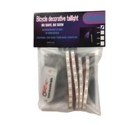 Bicycle Spoke Lights | Waterproof Decorative Bicycle Wheel Lights | Safety Lights for Driving Night Dustproof Battery Powered LED Lights with Battery Compartment for