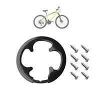 Bicycle Sprocket Cover, Plastic Bicycle Chain Cover, Bicycle Chainring, Sprocket Wheels, Protective Film with 8 Screws, Universal MTB Outdoor Wheel Chain Guard Ring for 42T Mountain Bike Road Bike