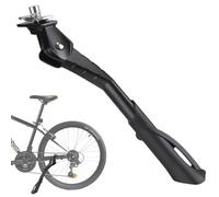 Bicycle stand, mountain bike stand, luminium alloy + ABS material, it is waterproof, can withstand different climates, does not crack or split, and the bicycle side stand is