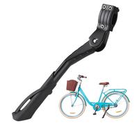 Bicycle stand, mountain bike stand, luminium alloy + ABS material, it is waterproof, can withstand different climates, does not crack or split, and the bicycle side stand is