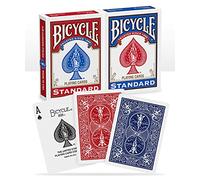 Bicycle® Standard index Playing Cards, 2 Decks, Red & Blue, Air Cushion Finish, Professional, Superb Handling & Durability for 14 years