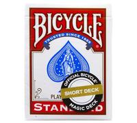 Bicycle Standard Red Back Short Decks Playing Cards| Super Handling and Durability |Family Card Games |Gift and toy for Boys, Girls and Adults.
