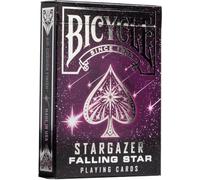 Bicycle® Stargazer Falling Star Playing Cards - 1 Deck, Air Cushion Finish, Professional, Superb Handling & Durability, Great Gift For Card Collectors, Black