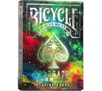 Bicycle Stargazer Nebula Playing Cards, 1 Deck, Air Cushion Finish, Professional, Superb Handling & Durability, Silver