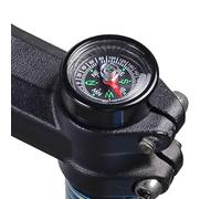 Bicycle Stem Compass - Portable Cycling Compass, Bicycle Headset Compass | 2.83 * 2.05 * 0.63 inches Professional Small Survival Compass, Multifunctional Outdoor Navigational Tool for Mountain Bikes