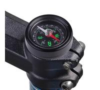 Bicycle Stem Compass - Portable Cycling Compass, Bicycle Headset Compass | 2.83 * 2.05 * 0.63 inches Professional Small Survival Compass, Multifunctional Outdoor Navigational Tool for Mountain Bikes