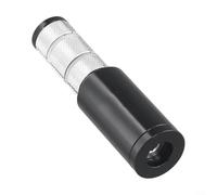 Bicycle Stem Extender for Handlebar Height Adjustment, Aluminum Alloy Riser Adapter Compatible for 28.6 mm Fork Steerer Tube, Lightweight 132 g, Black(A)