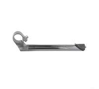 Bicycle Stem Riser 150mm Lightweight Metal Handlebar Adapter 22.2mm Steerer Tube Fit for MTB for hybrid Bike Silver(20 * 22.2)